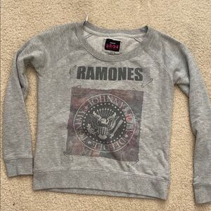 Cotton On‎ Gray Ramones Crew Neck Sweater